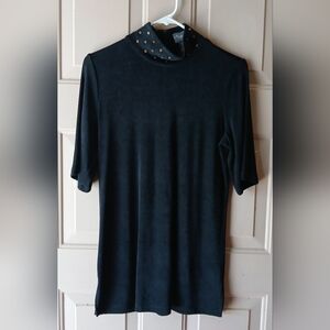 Chico's Elegant Navy Blouse